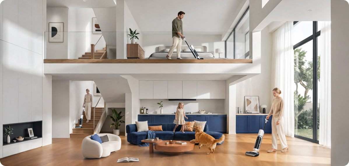 honiture m7 wet dry vacuum cleaner Cleans Up to 50 mins Up to 250 m²
