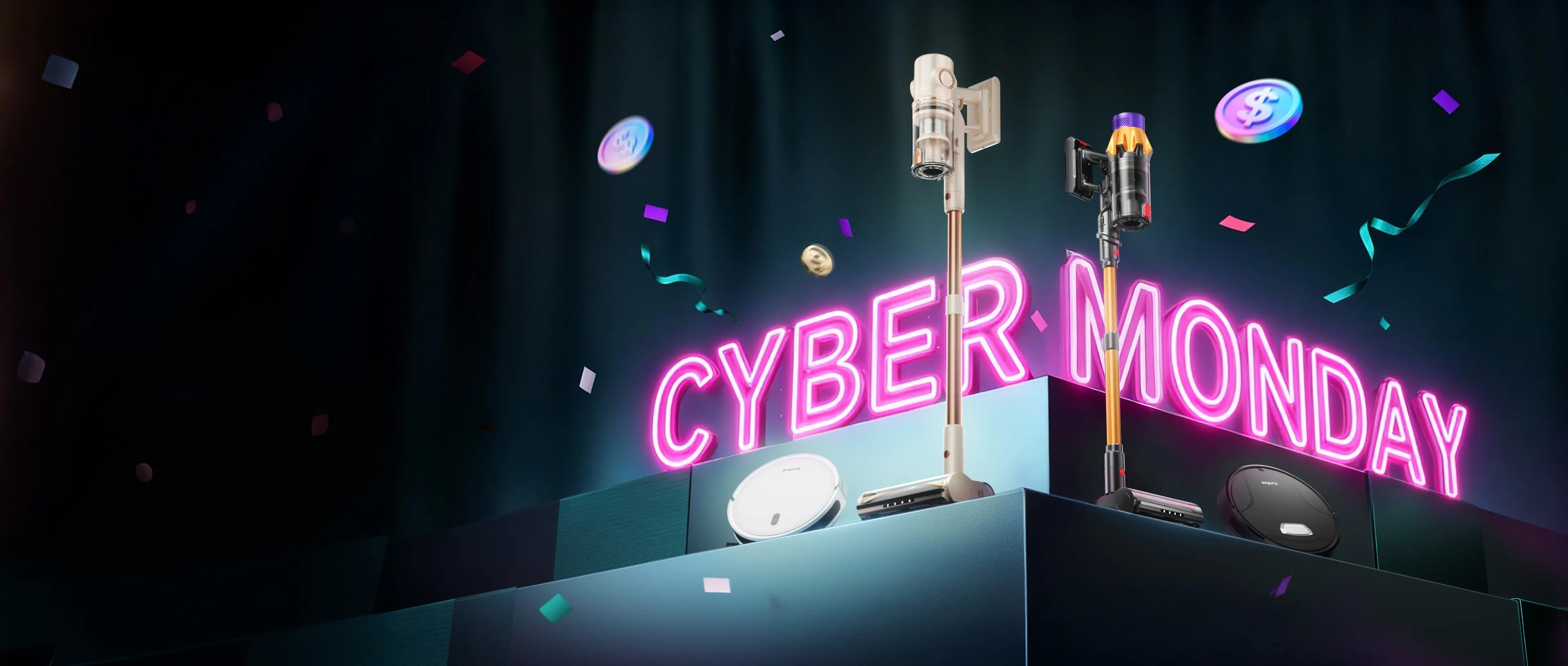 robotic vaccums and cordless vaccums cyber monday honiture