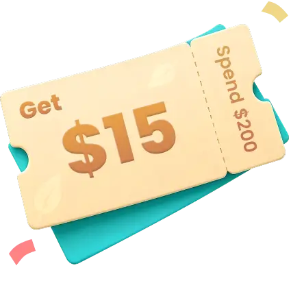 Spend $200 — Get $15 back