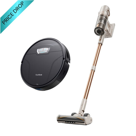 Honiture P7 Pro Cordless Vacuum + G20 Pro Robot Vacuum Home Cleaning Bundle