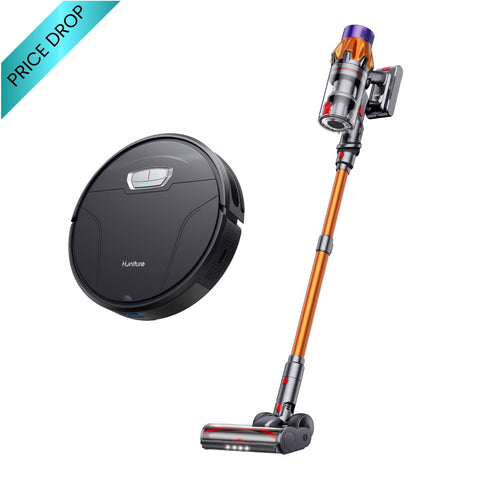 Honiture X7 Cordless Vacuum + G20 Pro Robot Vacuum Home Cleaning Bundle