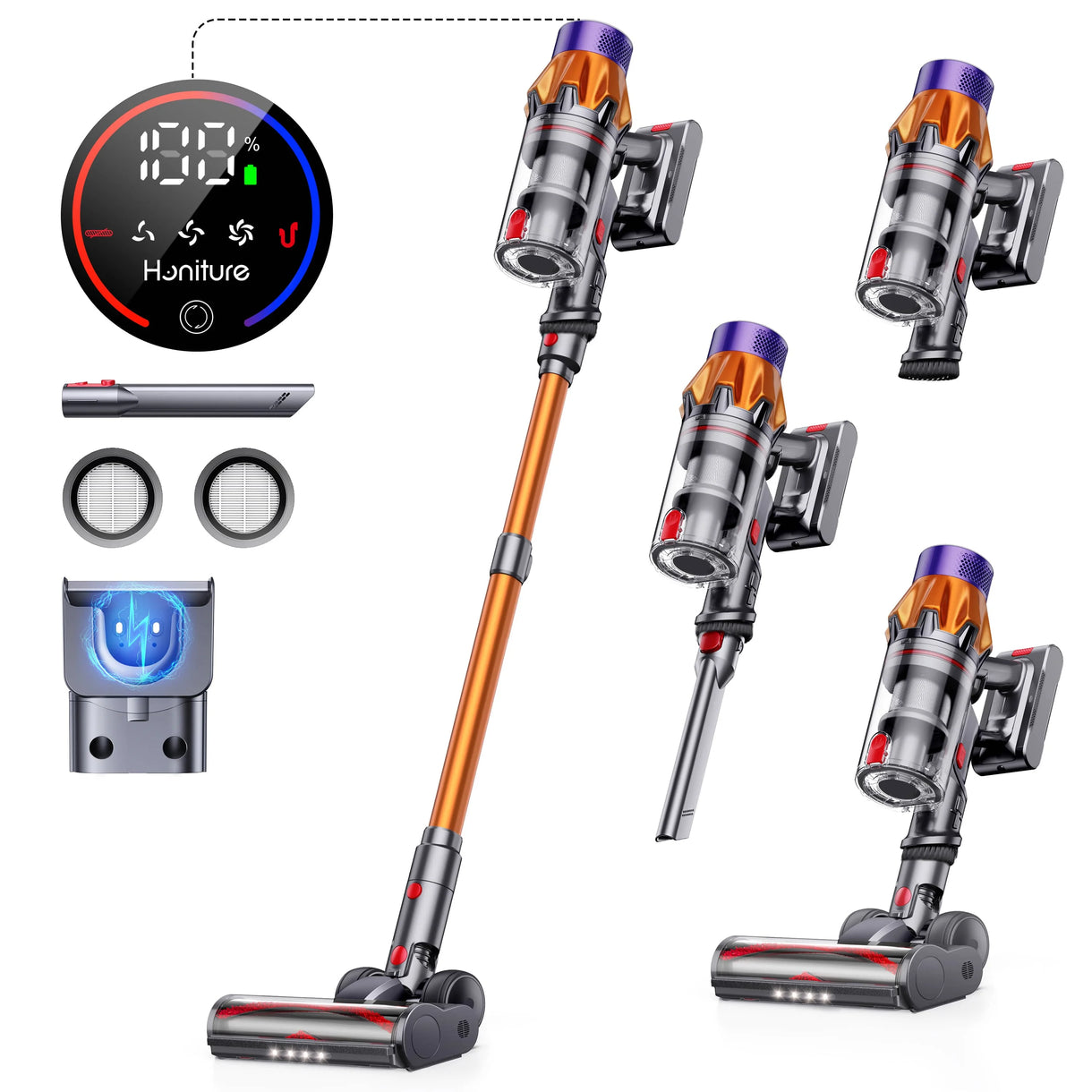 Tineco Floor ONE Stretch S6 Cordless Wet Dry Vacuum Cleaner, 180°Lay-Flat Smart Vacuum Mop, 40 Minutes Long Runtime 158℉ Flashdry Self-Cleaning, Dual-Sided Edge Cleaning Lightweight Floor Cleaner Tineco Floor ONE Stretch S6 Cordless Wet Dry Vacuum Cleaner, 180°Lay-Flat Smart Vacuum Mop, 40 Minutes Long Runtime 158℉ Flashdry Self-Cleaning, Dual-Sided Edge Cleaning Lightweight Floor Cleaner