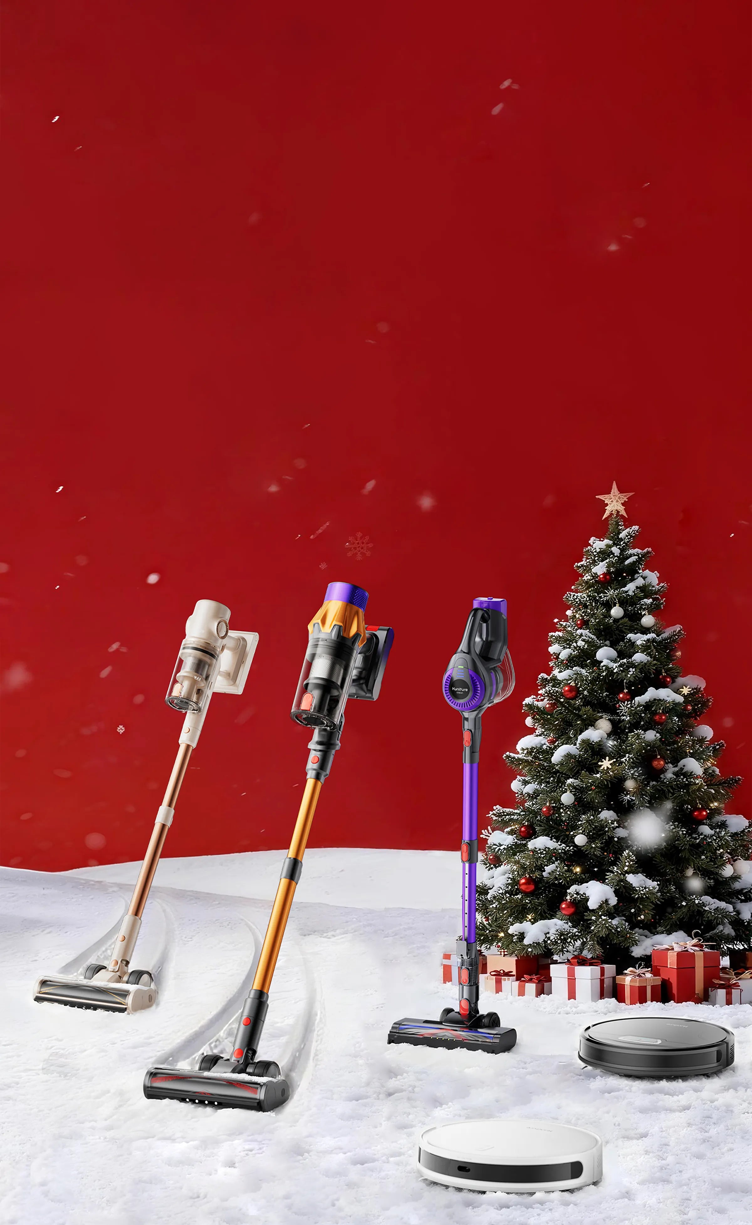 honiture cordless robot vaccums xmas promotion