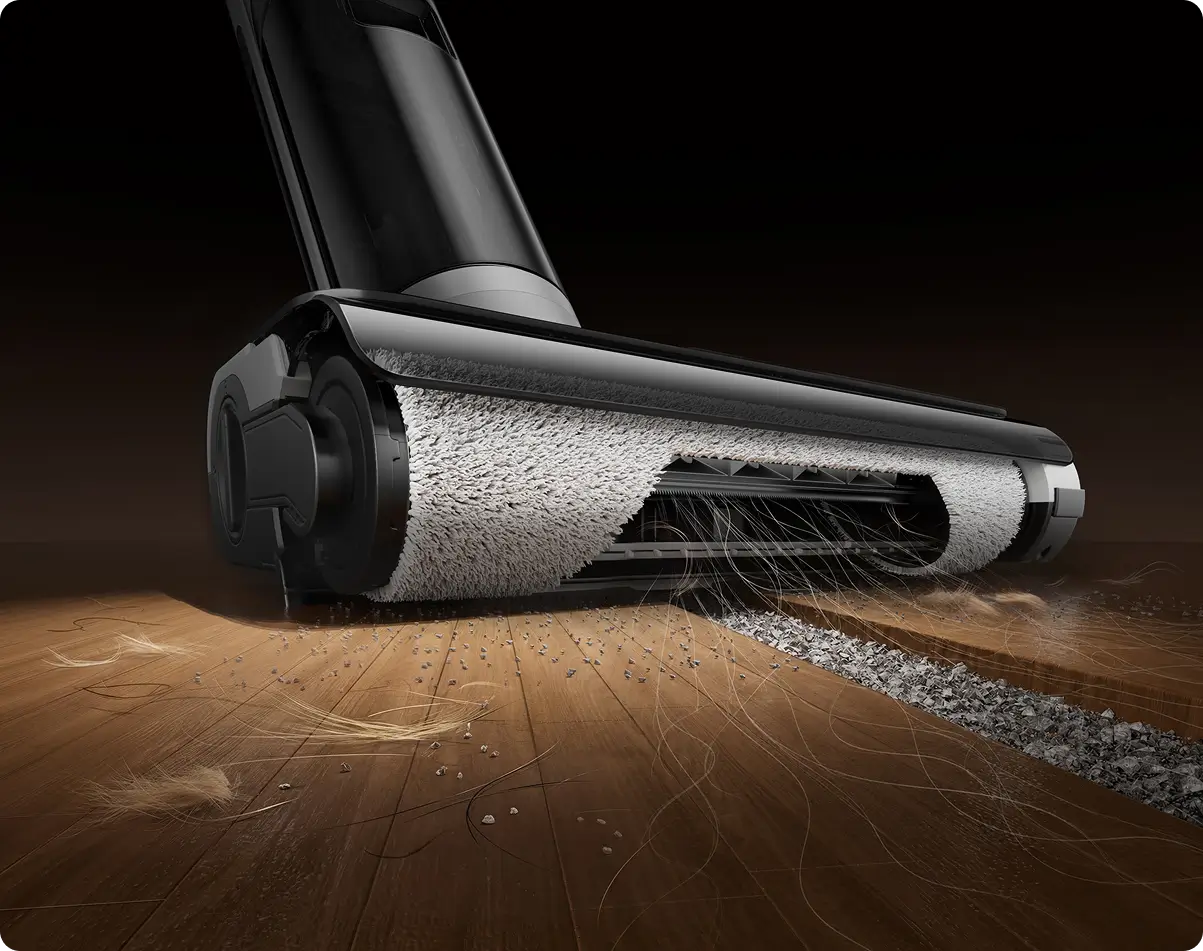 Honiture M7 wet dry vacuum cleaner with zero hair tangling technology cleaning pet and human hair