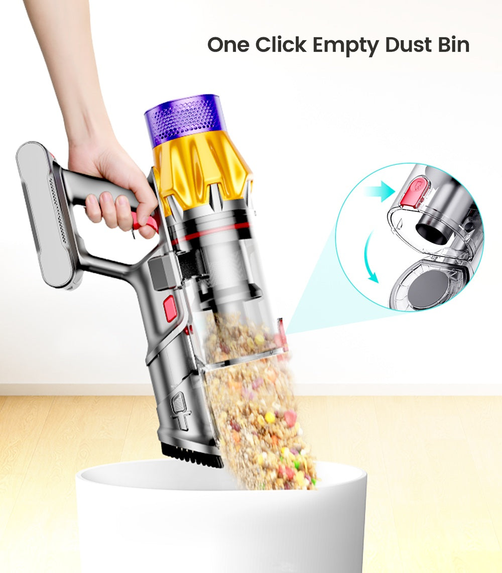 honiture x7 vaccum one click empty dust bin