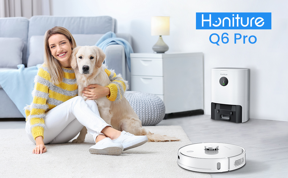 Honiture Q6 PRO - Robot Vacuum & Mop - Unboxing & First Test on Carpet and  Hard Floor 