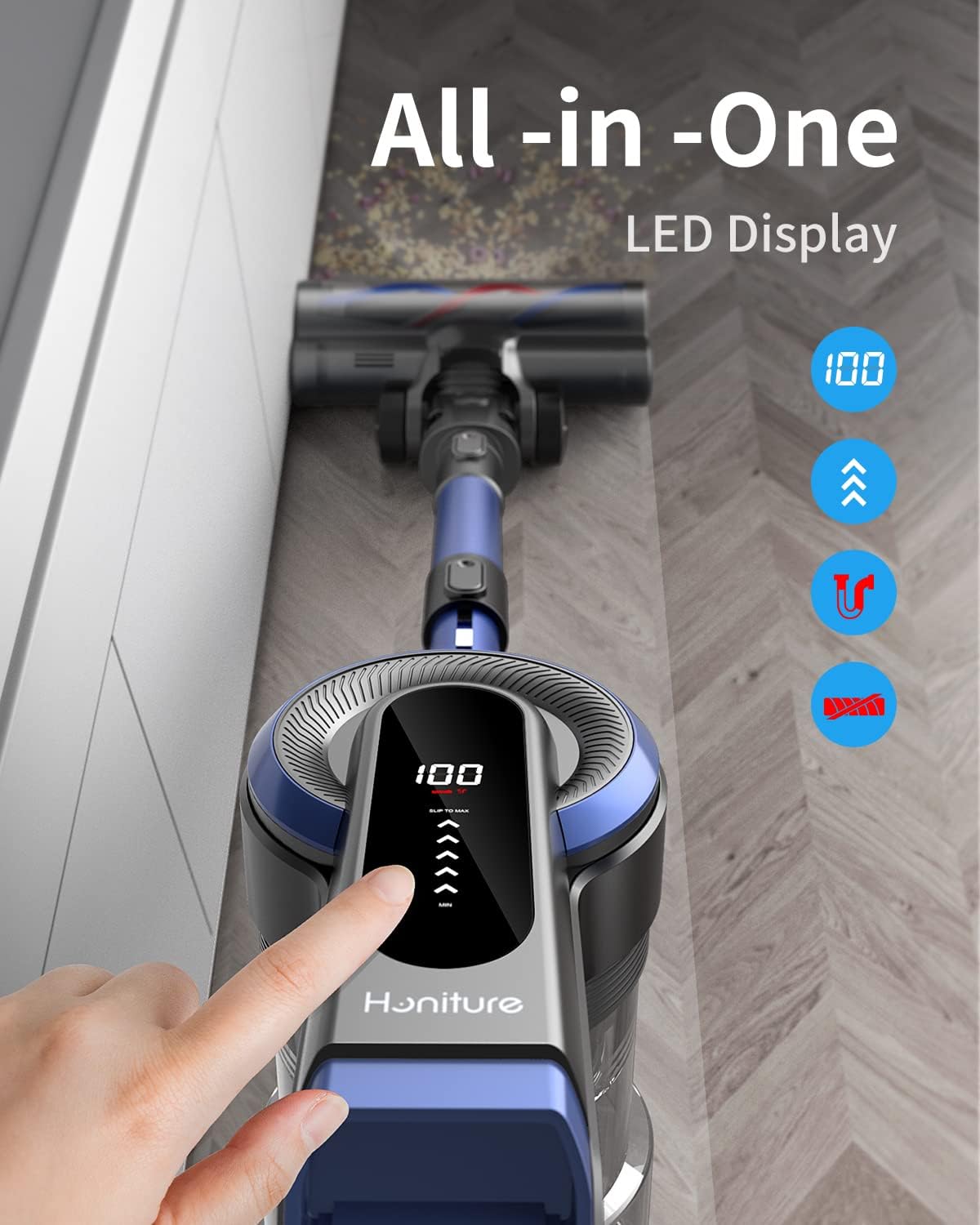 HONITURE S13 Review  Cordless Vacuum Cleaner, 33KPa/400W